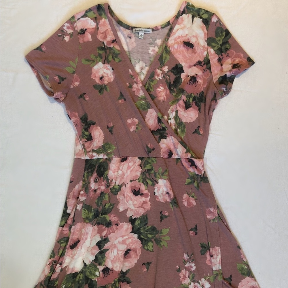 Pink Floral Dress